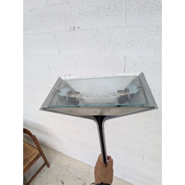 Gray Butterfly Floor Lamp by Tobia Scarpa for Floss, 1975 For Sale - Image 10 of 12