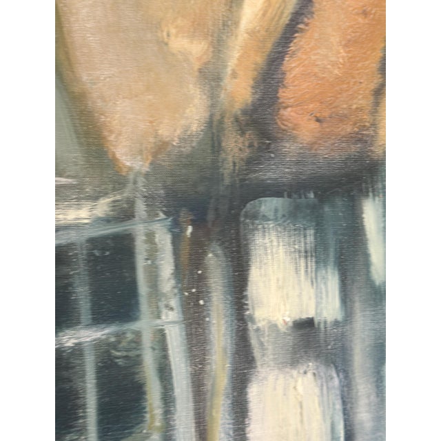 Sven A, Thatched Roof House, 1950s, Oil Painting on Canvas, Framed For Sale - Image 5 of 15