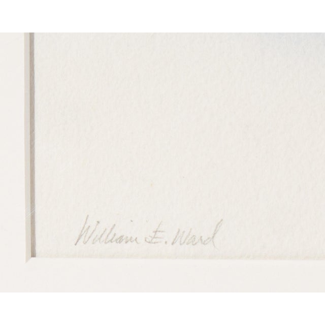 1999 “Calenda #6” Abstract Watercolor Painting Signed by William E. Ward For Sale - Image 4 of 9