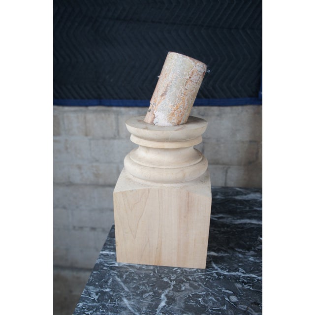 Mid 20th Century Mid 20th Century African Kudu Antler Horn on Wooden Stand For Sale - Image 5 of 10