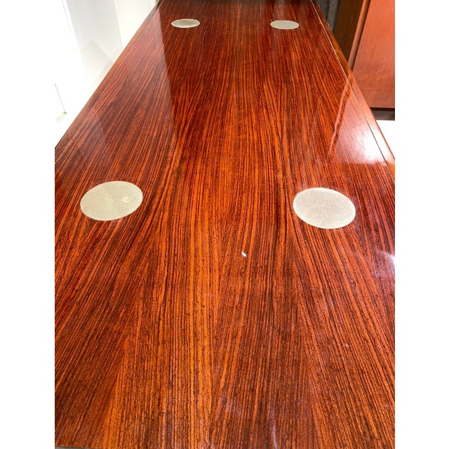 Sumptuous Desk by Angelo Mangiarotti, 1970s For Sale - Image 11 of 13