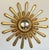 Early 20th Century Italian Gilt Sunburst or Starburst Convex Mirror (Diameter 35) For Sale - Image 5 of 6