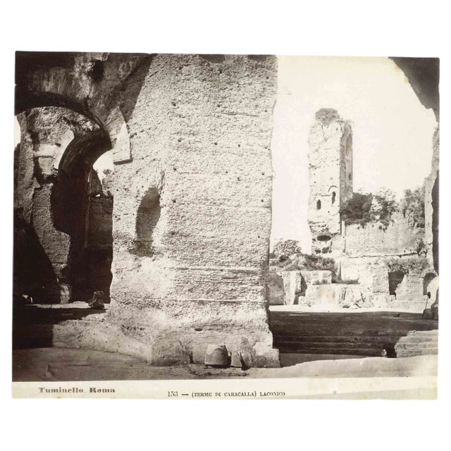 Ludovico Tuminello, Baths of Caracalla, Vintage Photograph, Early 20th Century For Sale