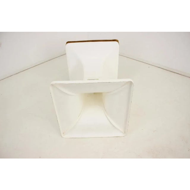 Textile Mid-Century Plastic Stool, Hungary, 1970s For Sale - Image 7 of 8