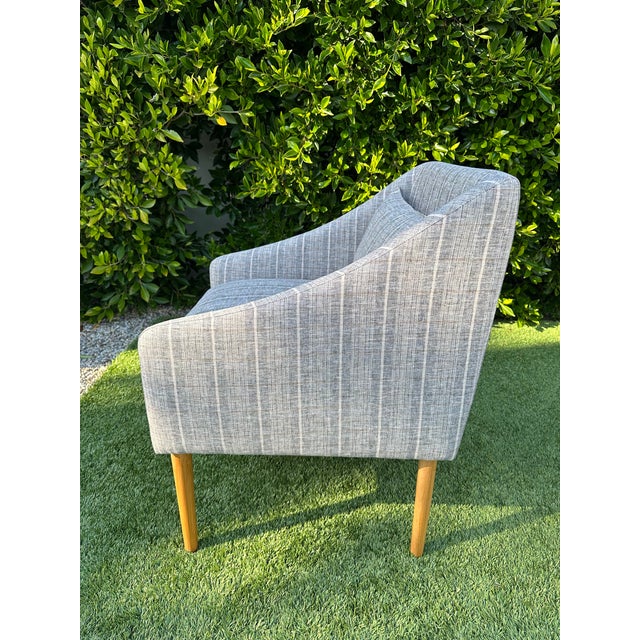 Modern McGee & Co Laurie Chair in Gray For Sale - Image 3 of 7