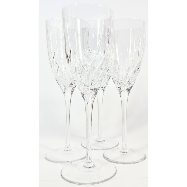 Twirled Goblets- Set of Four For Sale - Image 13 of 16