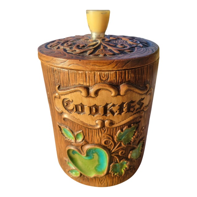 Vintage Treasure Craft Cookie Jar For Sale