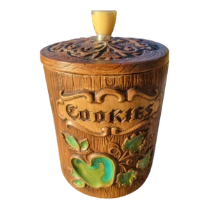 Vintage Treasure Craft Cookie Jar