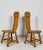 Vintage Brutalist Chairs in Oak from De Puydt, 1970s, Set of 6 For Sale - Image 12 of 16
