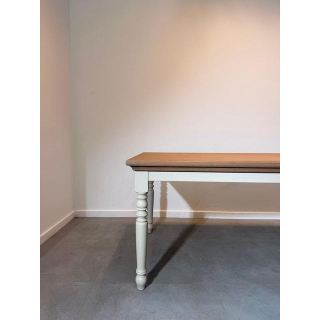 Rural Oak Dining Table For Sale - Image 5 of 6