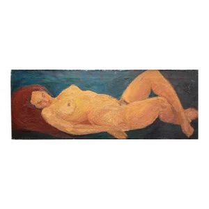 Post Impressionist Painting Reclining Nude by Adolf Hoelzel (1854-1934)