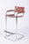 This stylish bar stool from 1970s German production represents an interesting interpretation of the Bauhaus movement...