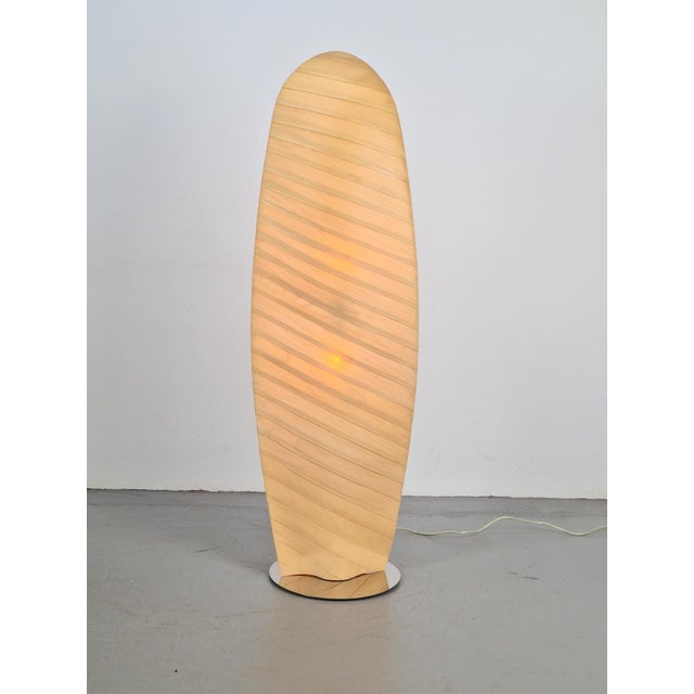 Modern Wooden Wing Floor Lamp from Gamma Delta Group SRL Padova, Italy, 1990s For Sale - Image 4 of 18