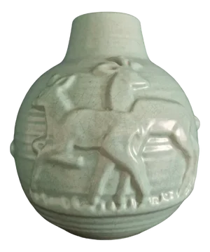 Art Deco Vase by Michael Andersen, Denmark, 1930s