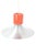 Metal Pendant Lamp with Orange Detail For Sale - Image 7 of 8