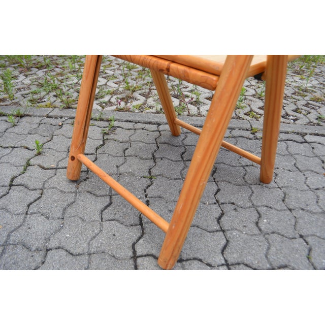 Vintage Danish Pine Folding Chair in the style of Rainer Daumiller, 1970s For Sale - Image 14 of 18
