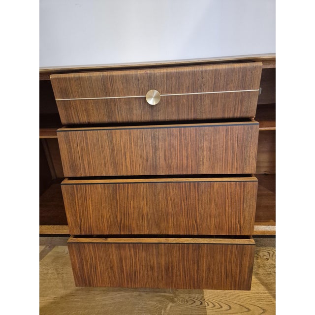 Mid-Century Walnut Beehive Sideboard from Beautility, 1960s For Sale - Image 13 of 18