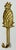 Vintage Brass Pineapple Wall Hook For Sale - Image 4 of 5