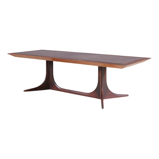 Wood & Copper Coffee Table, Denmark, 1960s For Sale