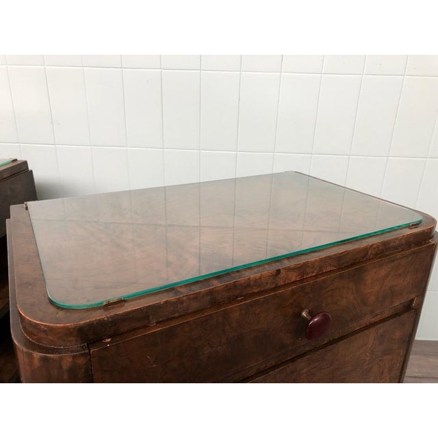 Vintage Bedside Tables, 1930s, Set of 2 For Sale - Image 12 of 18