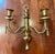 Antique Brass Braid and Tassel Candle Sconce For Sale - Image 4 of 4