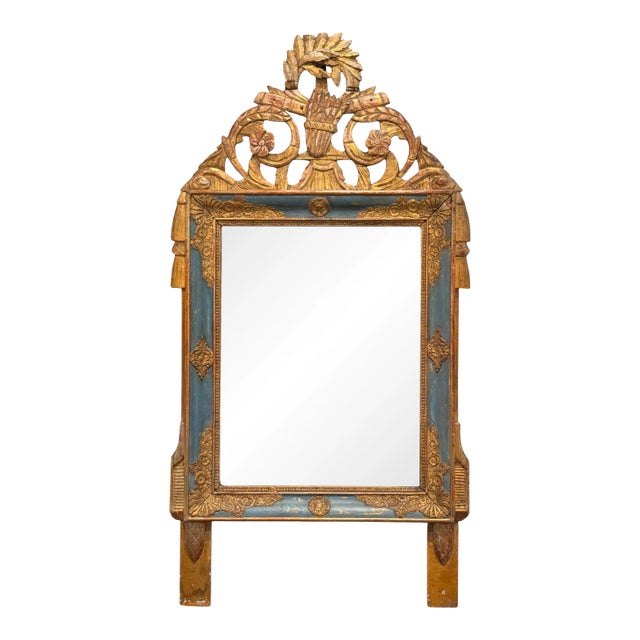 18th Century Italian Neoclassical Giltwood Mirror For Sale