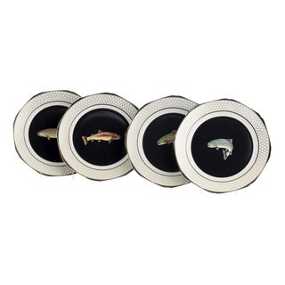 Porcelain Plates from Vista Alegre, Set of 4 For Sale