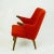 1960s Scandinavian Mini Bear Teak Lounge Chair with New Red Fabric by Svend Skipper For Sale - Image 5 of 15