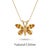 Citrine Butterfly Style Gemstone Pendant - November Birthstone Pendant for Her For Sale - Image 4 of 5