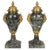 Sea Green Marble and Gilded Bronze Cassolettes, Set of 2 For Sale - Image 11 of 11