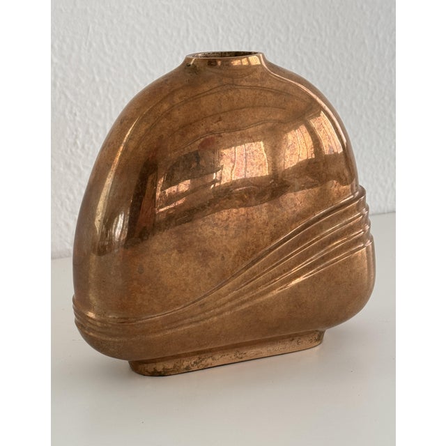 Brown Bronze Vase by Esa Fedrigolli, Italy, 1970s For Sale - Image 8 of 17
