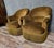 Brown 20th Century Velvet Toadstool Armchairs For Sale - Image 8 of 9