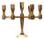 Vintage Swedish Brass 7-Arm Candelabra from Gusum For Sale