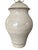 Cream Mid Century Modern Glazed Ceramic Pottery Table Lamp For Sale - Image 8 of 14