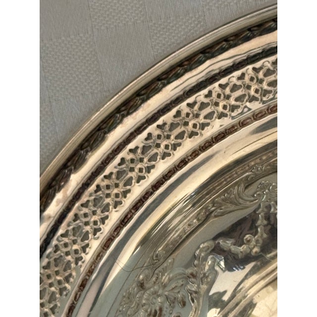 1940s Onate Silverplate Shallow Dish For Sale - Image 16 of 16