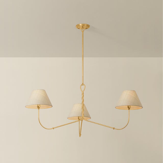 A modern twist on overhead lighting, the Dekalb family is distinguished by its details, from the coiled frames to its...