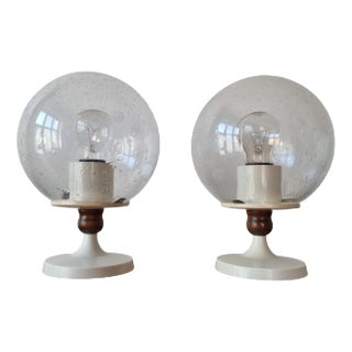Mid-Century German Table Lamps, 1970s, Set of 2 For Sale