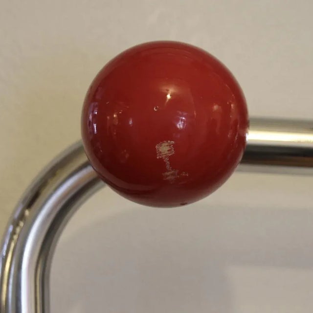 Art Deco French Coat Stand in Chromed Steel, 1940s For Sale - Image 12 of 13