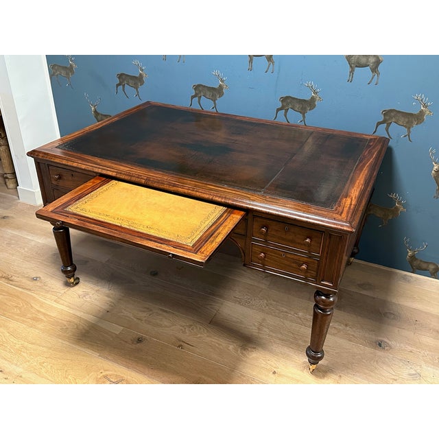 Brown William IV Writing Desk in Mahogany For Sale - Image 8 of 17