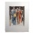 Roger Hebbelinck "Les Musiciens" Hand Signed Vintage Aquatint Etching For Sale