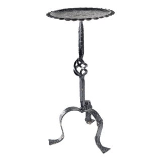 Wrought Iron Martini Side Table, Spain, 1950s For Sale