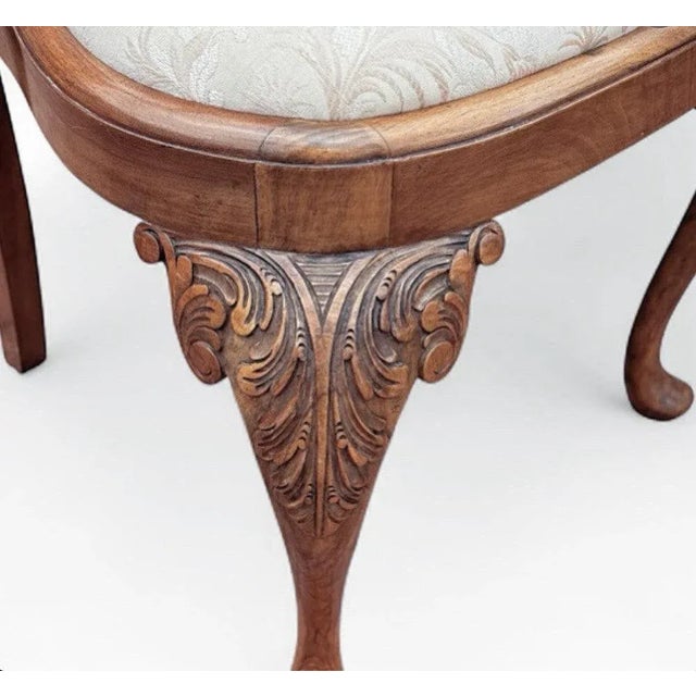 Art Deco Burr Walnut Extending Dining Table and Chairs, Set of 9 For Sale - Image 3 of 18