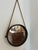 Vintage Round Metal Mirror on Silk Rope, France For Sale - Image 17 of 18