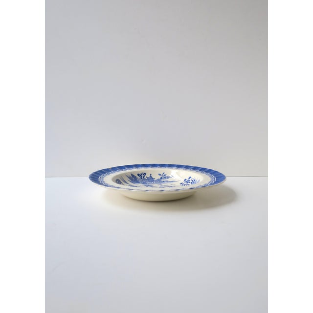 Copeland Chinoiserie Blue and White Bowls Plates, Late 19th Century - Set of 3 For Sale - Image 9 of 15