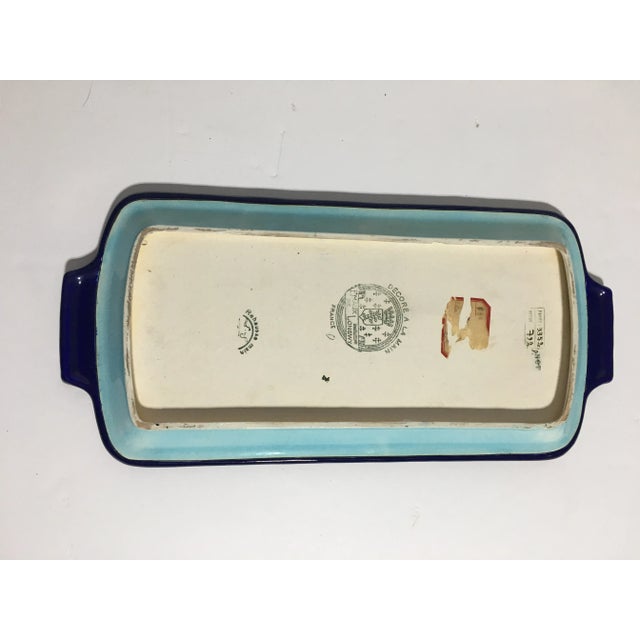 1930s French Pottery Tray Signed Longwy For Sale In Boston - Image 6 of 8