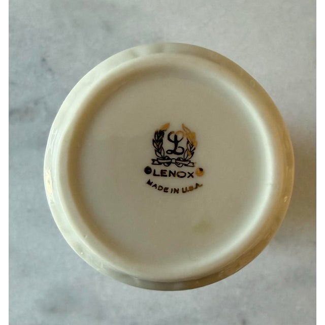 Ceramic Vintage Lenox Woodland Small Vase For Sale - Image 7 of 7