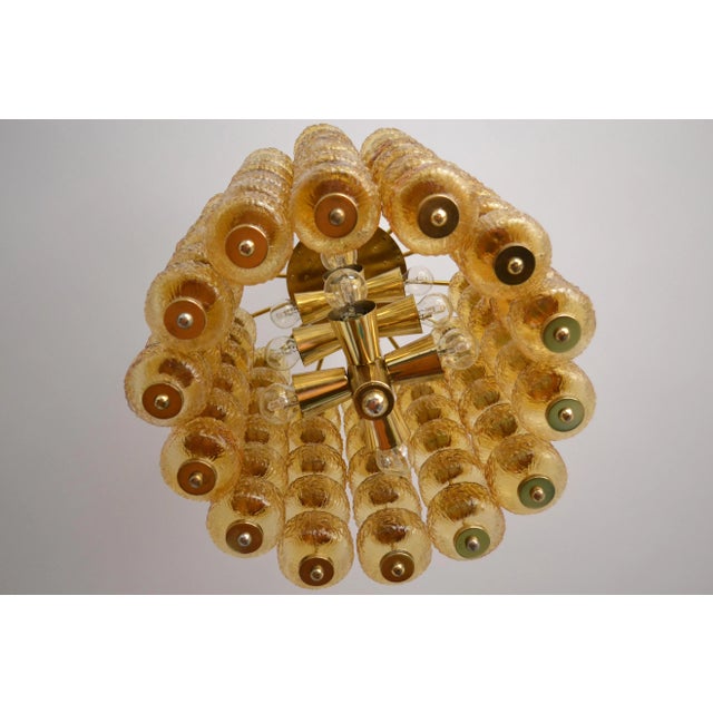 Mid-Century Modern Vintage Chandelier, 1980s For Sale - Image 3 of 9