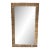 Rustic Organic Modern Overlapping Wood Full Length Mirror For Sale