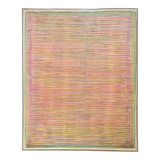 1990s Chalk Abstract Minimal Line Color Field For Sale