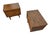 Mid-Century Modern Walnut Nightstands - Set of 2 For Sale In Philadelphia - Image 6 of 8